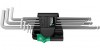 022101 950 PKL/7B SM Magnet Набор Г-образных ключей, метрических, хромированных Wera